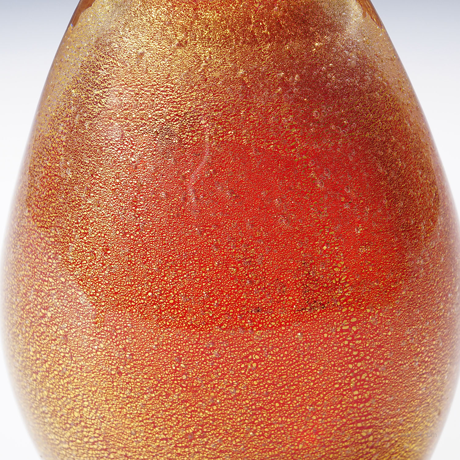 Vintage Art Glass Vase by Flavio Poli for Seguso Vetri D'Arte 1940s