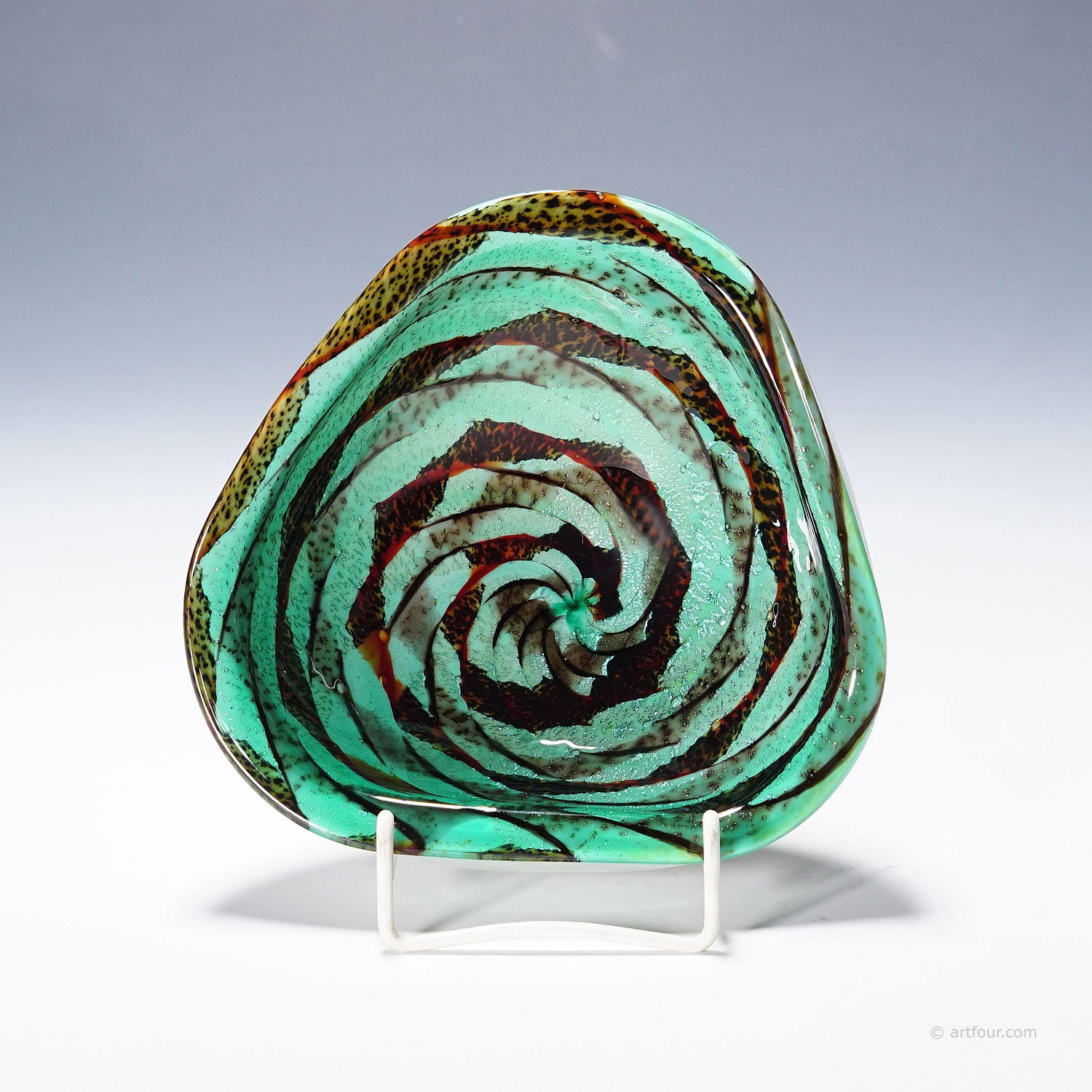 Alfredo Barbini attr. Murano Glass Bowl, Venice 1960s