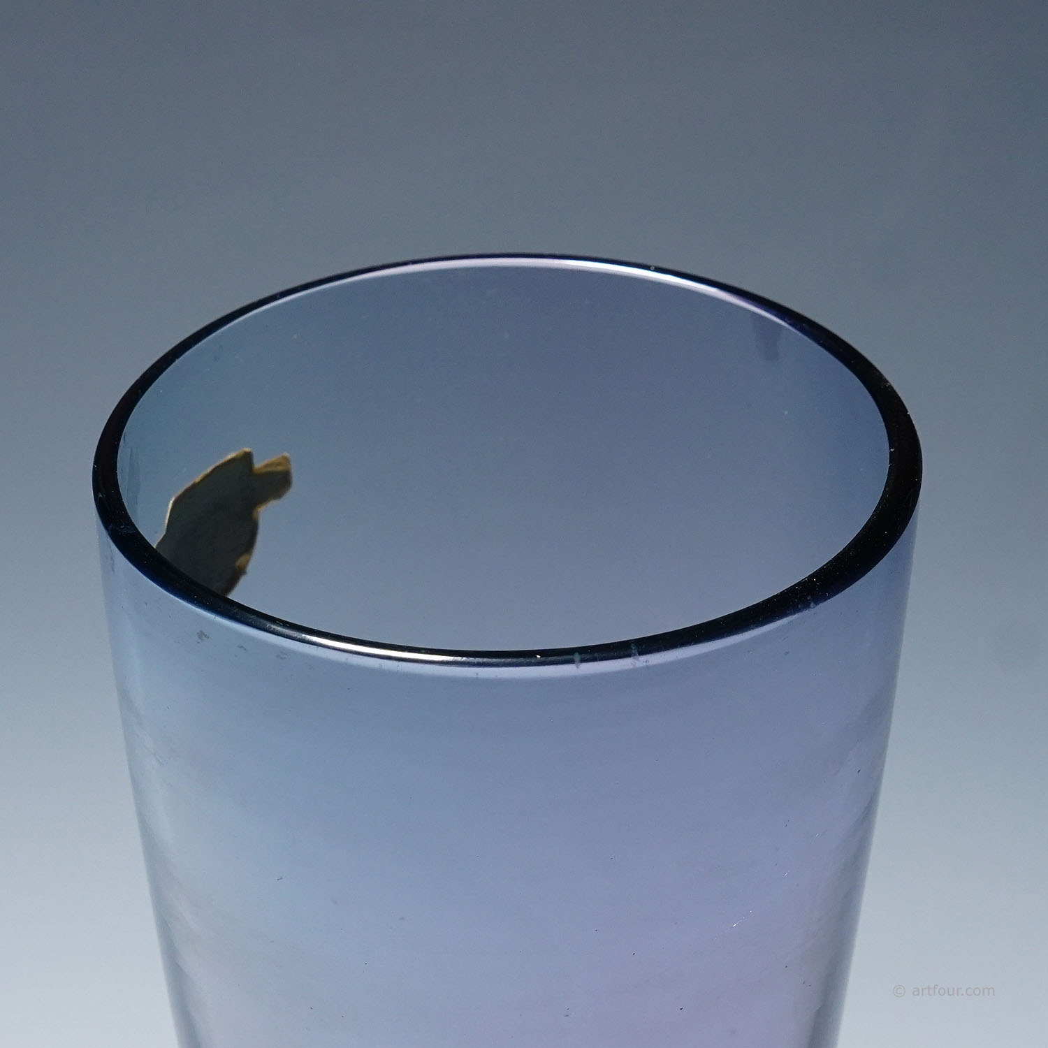 Archimede Seguso Sommerso Vase in Blue and Violet, Murano Italy ca. 1960s