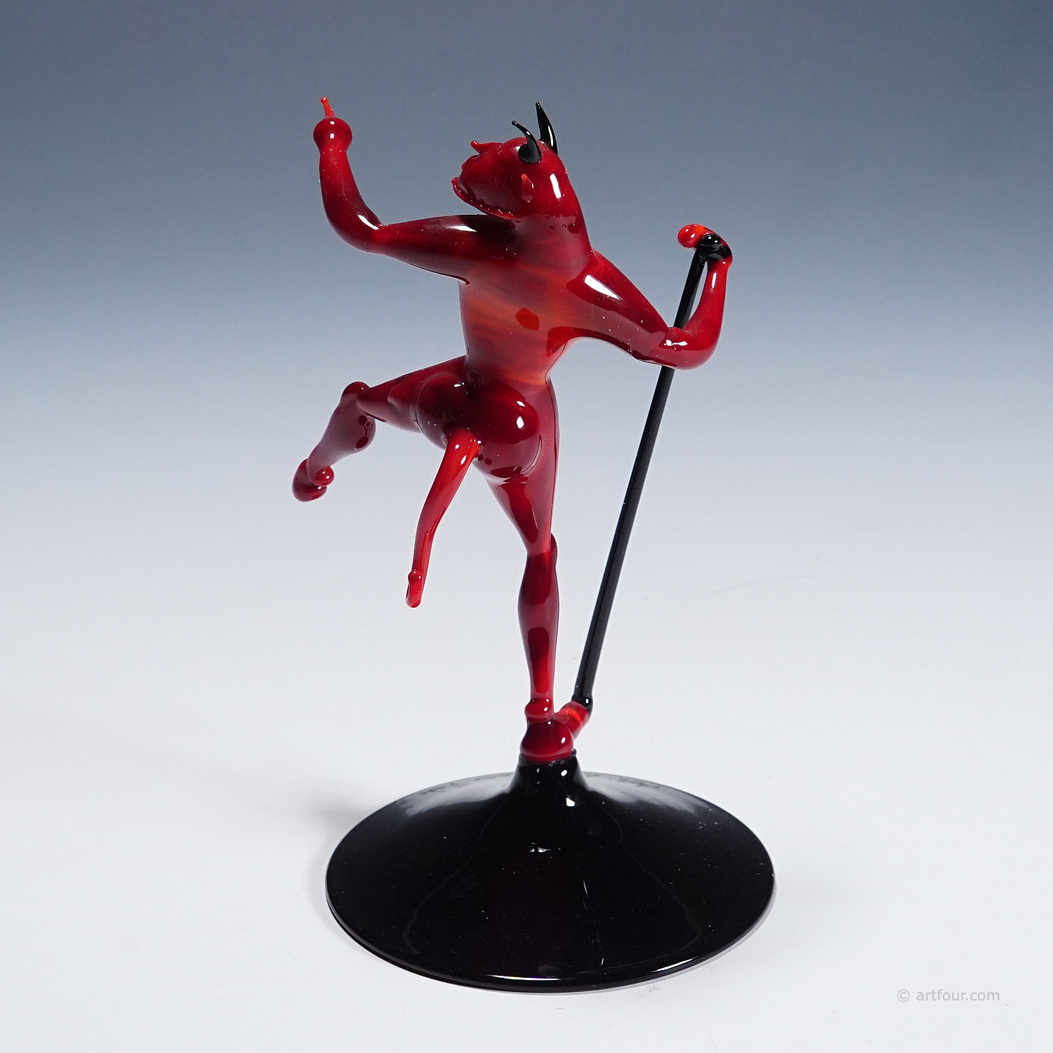 Vintage dancing devil sculpture Murano, Venice