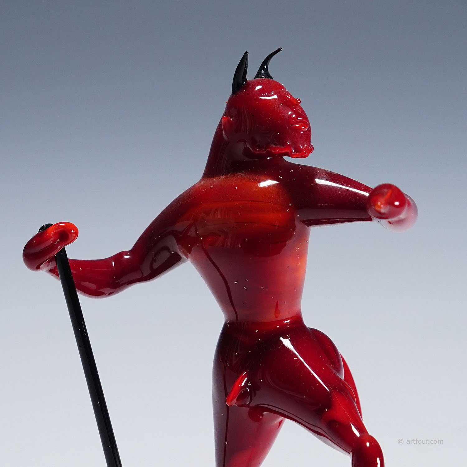 Vintage dancing devil sculpture Murano, Venice
