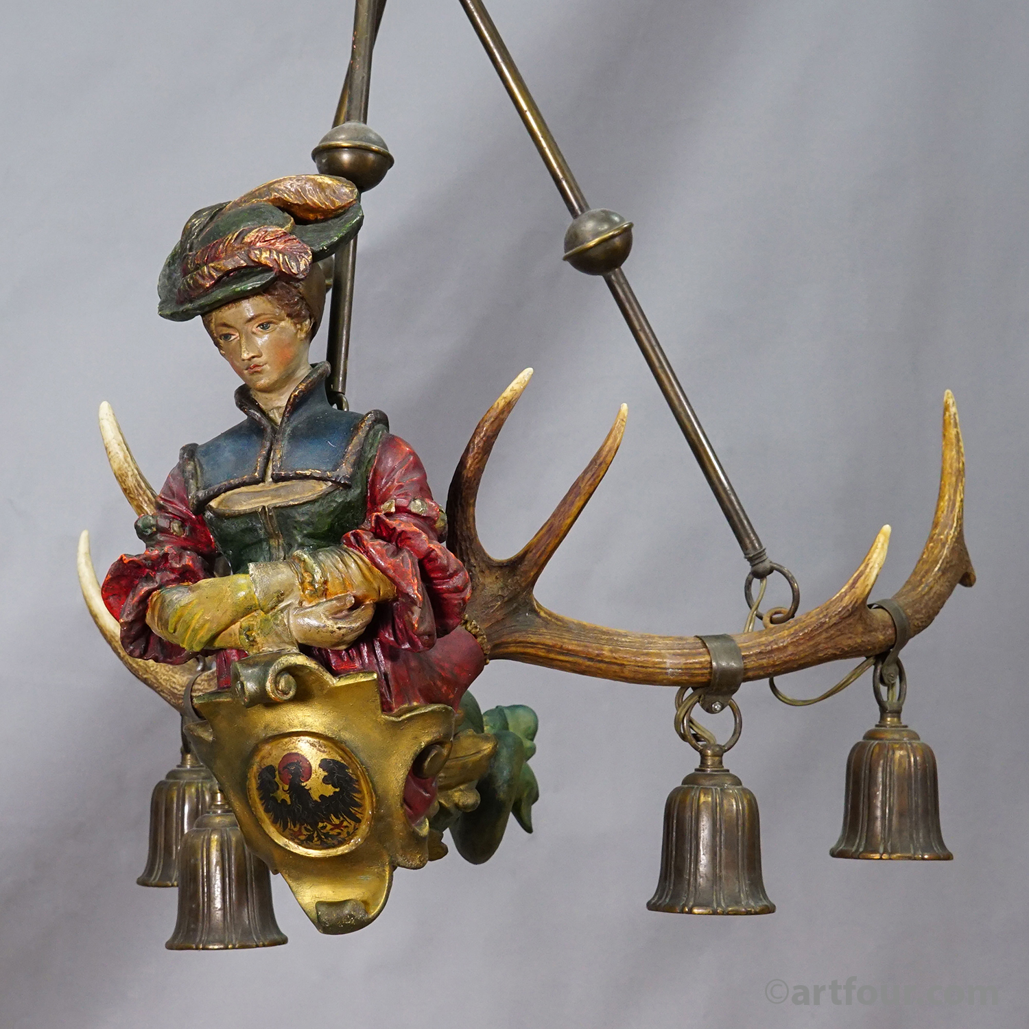 Antique Lusterweibchen of a Patrician Lady, Germany 1900