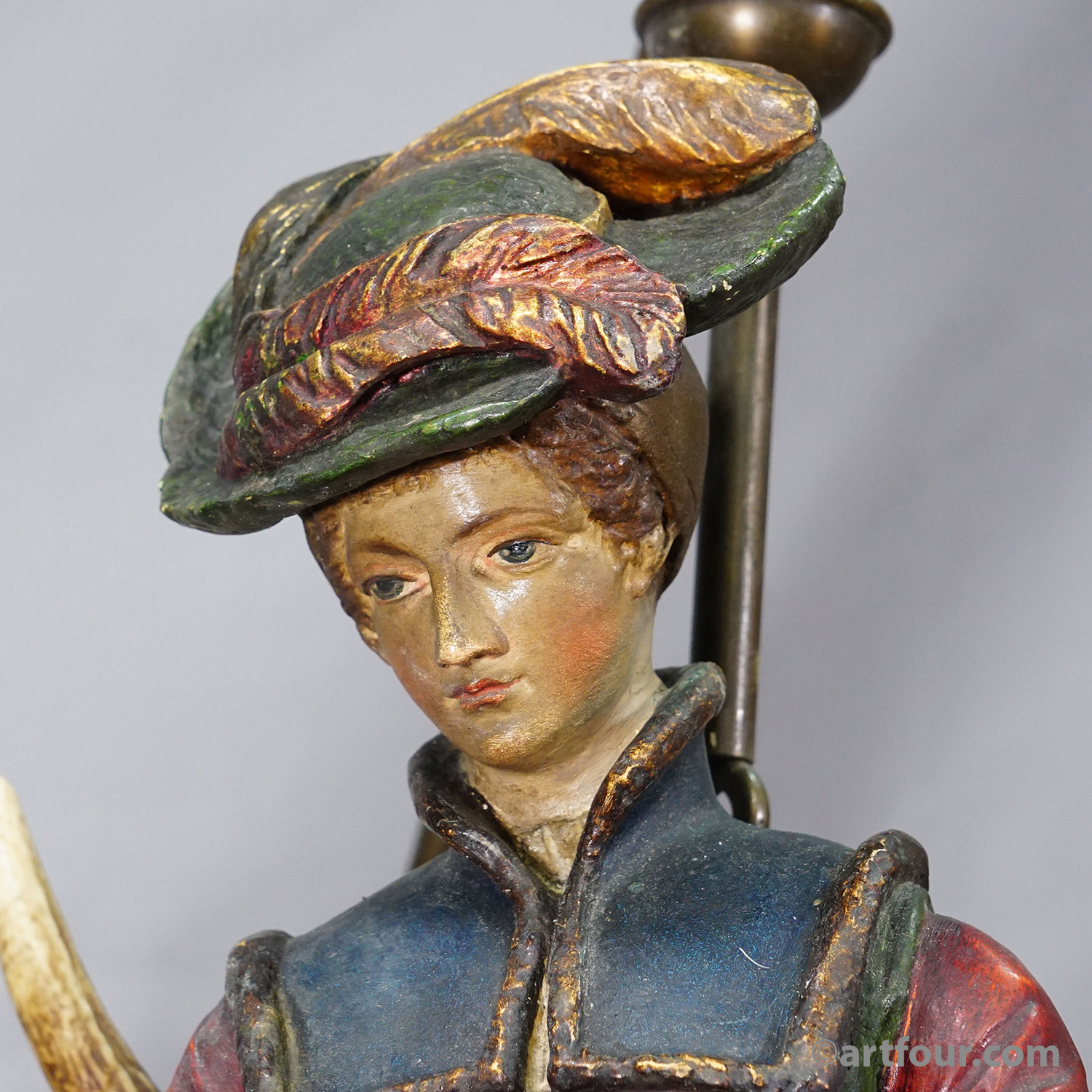 Antique Lusterweibchen of a Patrician Lady, Germany 1900