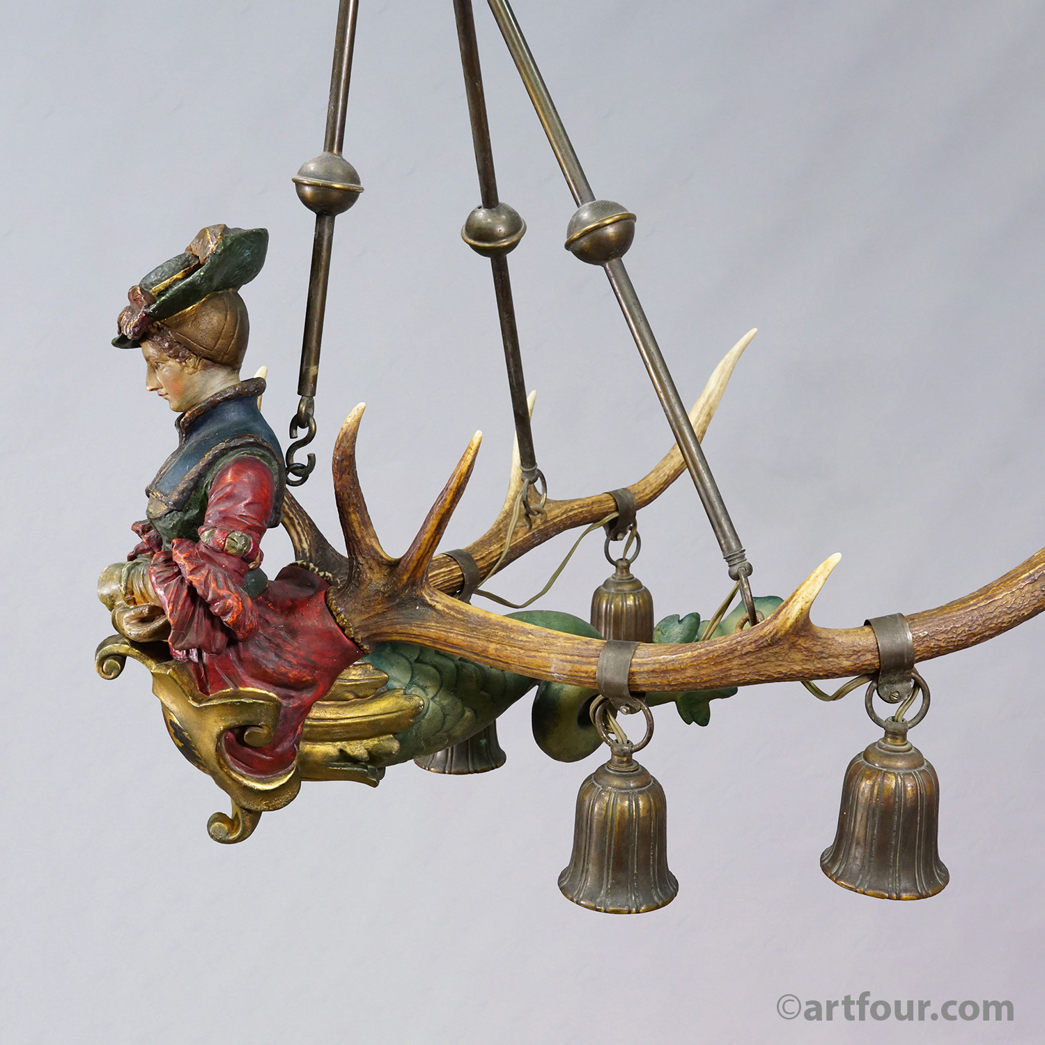 Antique Lusterweibchen of a Patrician Lady, Germany 1900