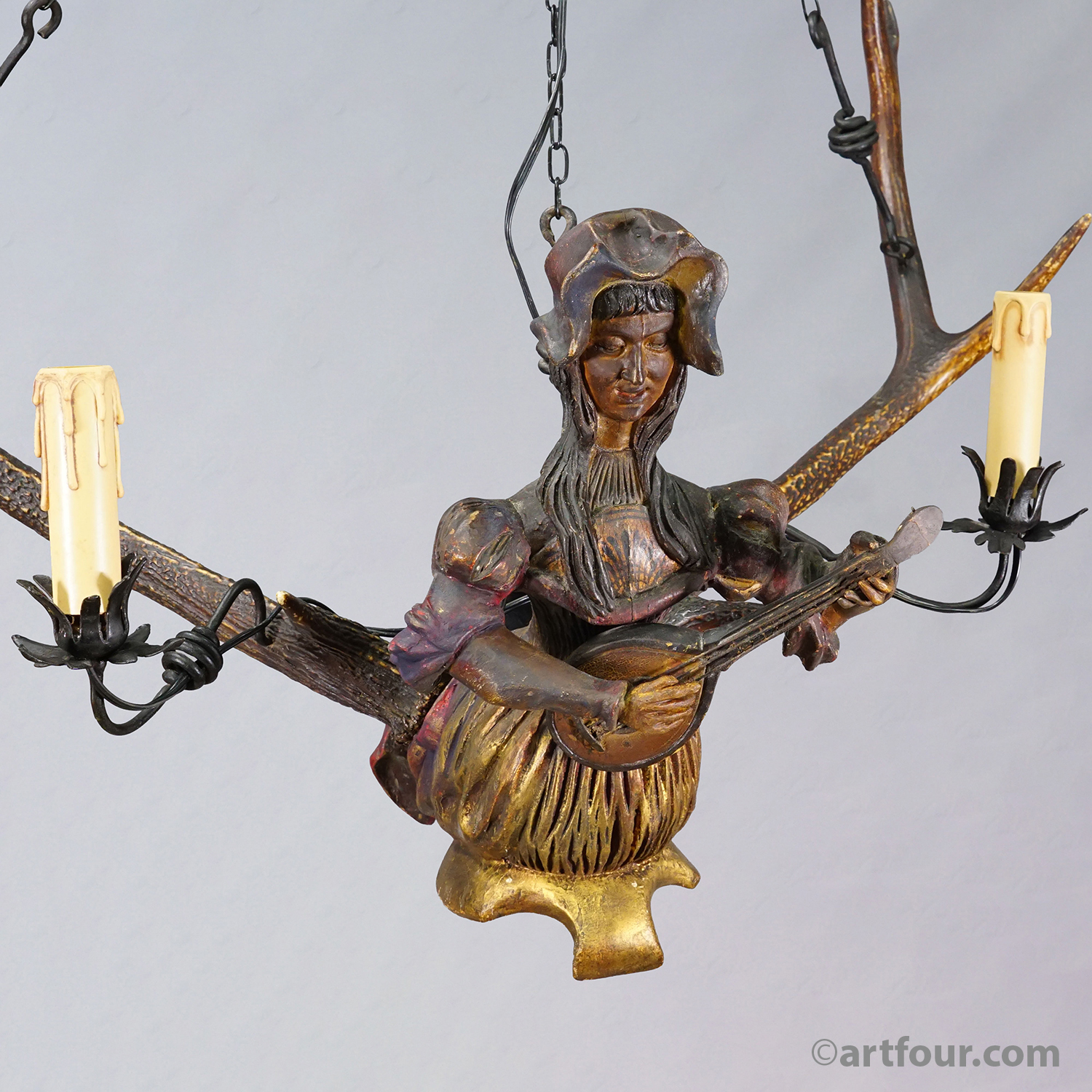 Antique Lusterweibchen Muenchner Kindl, Germany 1900