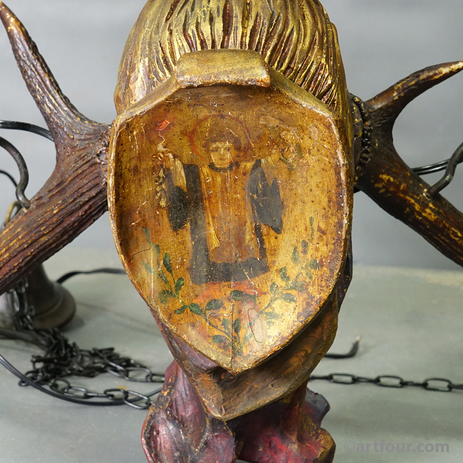 Antique Lusterweibchen Muenchner Kindl, Germany 1900