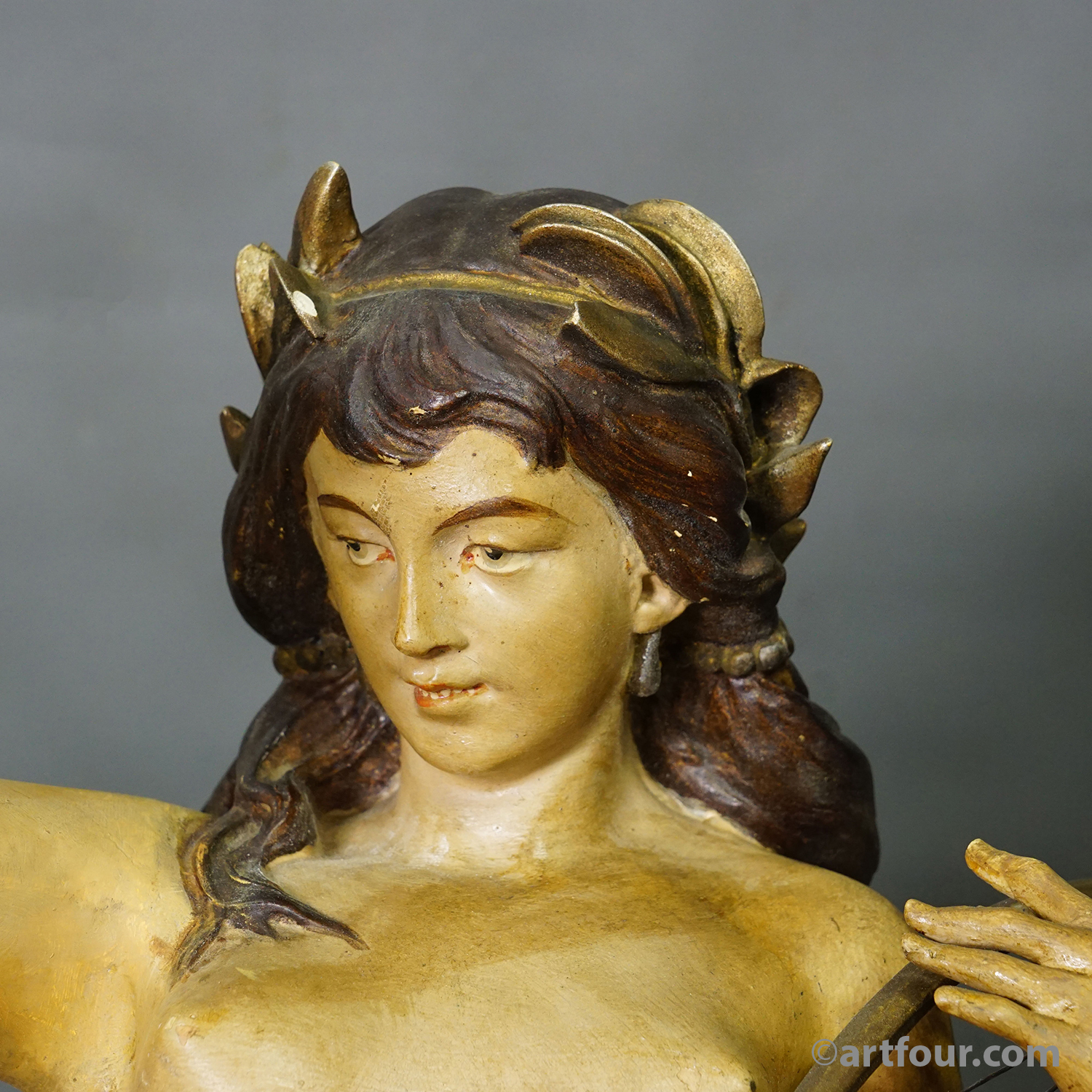 Antique Lusterweibchen of a Mermaid ca. 1900