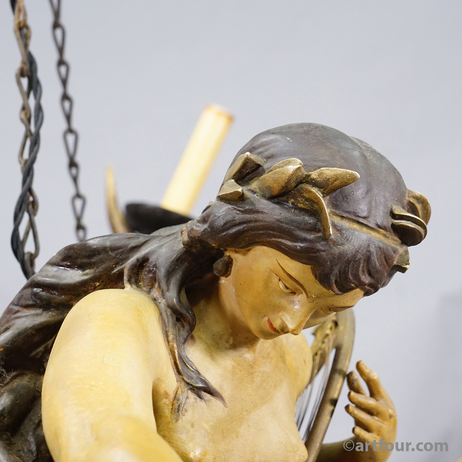 Antique Lusterweibchen of a Mermaid ca. 1900
