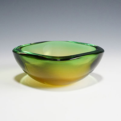 image of Gino Cenedese attr. Sommerso Glass Bowl ca. 1960