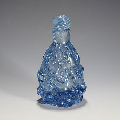 image of Vintage Murano Art Glass Flacon by Barovier & Toso (attr.) ca. 1950