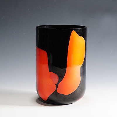 image of Murano Art Glass Vase 'Macchia'  by V. Nason & C. ca. 1990s