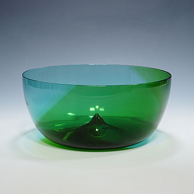 Large Venini Bowl 'Coreano', Designed by Tapio Wirkkala in 1966.