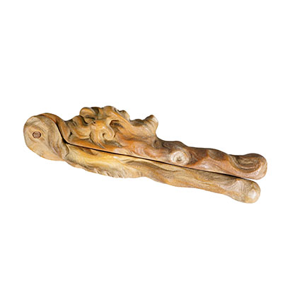 Handcarved Wooden Nutcracker, Tyrol ca. 1950.
