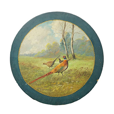 Antique Honor Target with three Pheasants, Germany ca. 1930s.