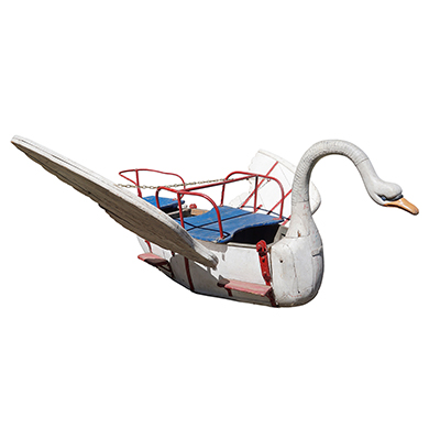 Rare Antique Swan Carousel Gondola –  Franz Gundelwein, Germany ca. 1910.