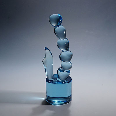 Cenedese Art Glass Sculpture Totem by Ermanno Nason, ca. 1970s.