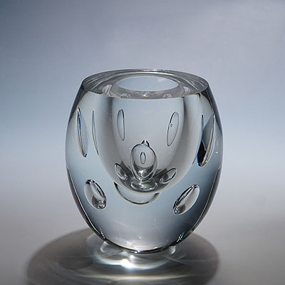 Vintage Vase 'Claritas' by Timo Sarpaneva for Iittala 1989.