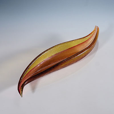 Vintage Art Glass Bowl by Flavio Poli for Seguso Vetri D'Arte 1950s.
