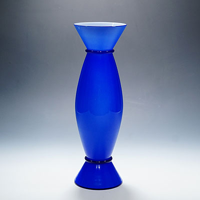 Vintage Acco Vase by Alessandro Mendini for Venini, Murano 1992.