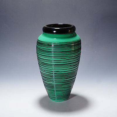 Large Toots Zynsky Vase 'Folto' for Venini 1995.