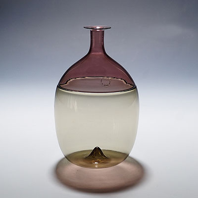 Art Glass Vase 'Bolle' by Tapio Wirkkala for Venini, Murano 1966.